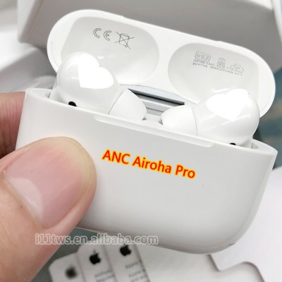 Hot recommended true noise reduction transparent mode  TWS earphone in-ear test GPS ANC Airoha chip Air Pro 3