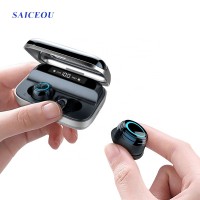 TWS Breathing Light Smart Touch Stereo Wireless Bluetooth Earphone 5.0 LED Display With Dual Microphone 2600 MAh Charging Case